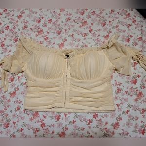 Windsor rouched corset top